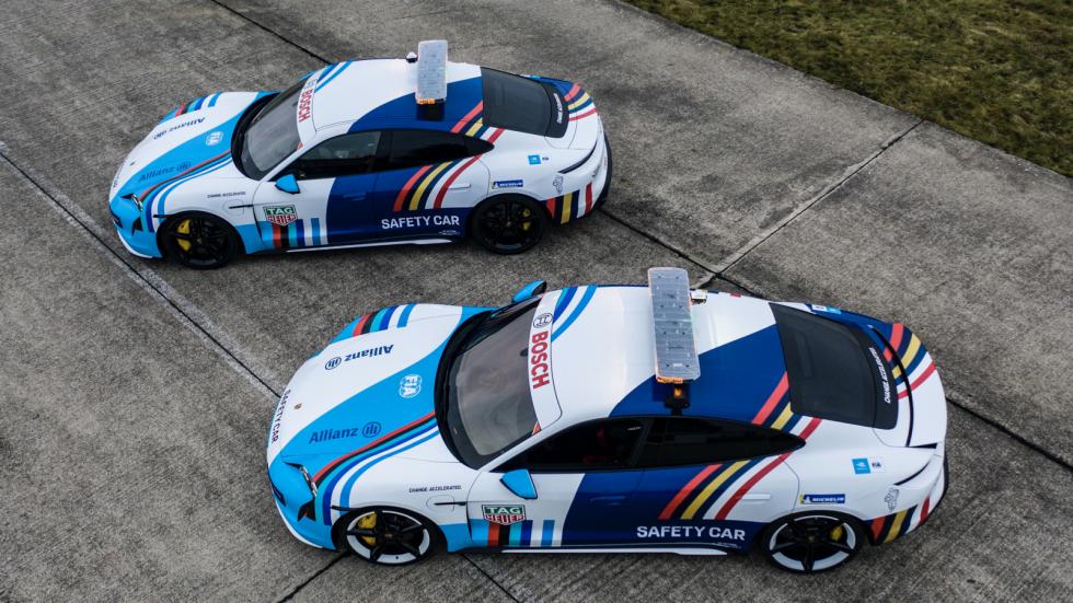 Αυτοκίνητο ασφαλείας στη Formula E η Porsche Taycan